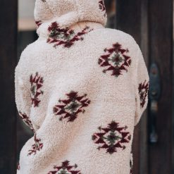 Southern Alternative Better Together Reversible Sherpa Jacket (Cream) 4 Southern Alternative Better Together Reversible Sherpa Jacket (Cream)