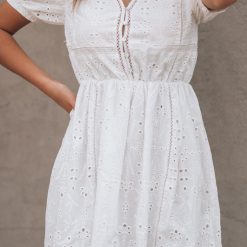Southern Alternative Sienna Eyelet Mini Dress