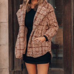 Southern Alternative Jackets Teddy Plaid Jacket