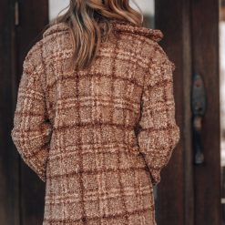 Southern Alternative Jackets Teddy Plaid Jacket