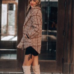 Southern Alternative Jackets Teddy Plaid Jacket