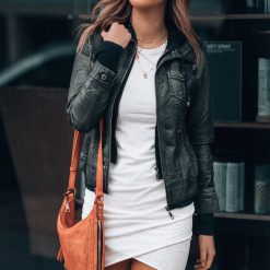 Southern Alternative Jet Set Vegan Leather Jacket (Black) Jackets