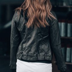 Southern Alternative Jet Set Vegan Leather Jacket (Black) Jackets