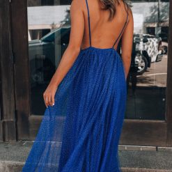 Southern Alternative Marisol Glitter Maxi Dress (Royal Blue) Dresses 3 Southern Alternative Marisol Glitter Maxi Dress (Royal Blue) Dresses