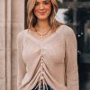 Southern Alternative In A Cinch Sweater (Tan) Blouses + Tops
