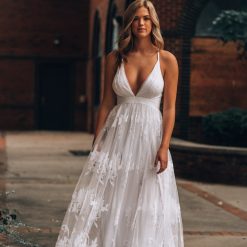 Southern Alternative All My Love Maxi Gown (White)