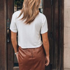 Southern Alternative Rock On Faux Leather Skirt Skirts