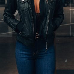 Southern Alternative Jet Set Vegan Leather Jacket (Black) Jackets