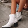 Southern Alternative Shoes Shyanne Booties (White)