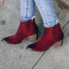Southern Alternative Clothing Going West Boots (Burgundy)