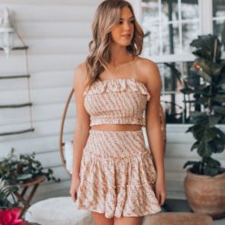 Southern Alternative Pink Paradise Crop Top