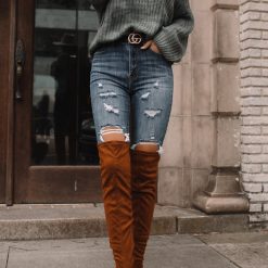 Southern Alternative Katana OTK Boots (Tan) Clothing