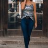 Southern Alternative Blouses + Tops Runway Sequin Tank Top
