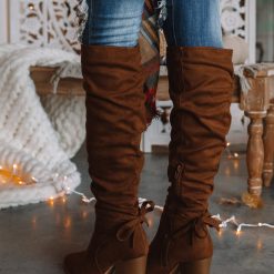 Southern Alternative Ashlee Tie Boots (Tan)