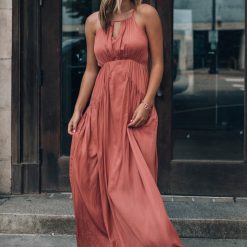 Southern Alternative Dresses Magnolia Maxi Dress (Clay)