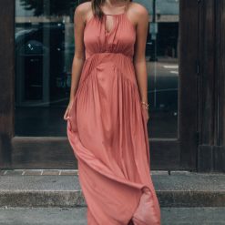 Southern Alternative Dresses Magnolia Maxi Dress (Clay)