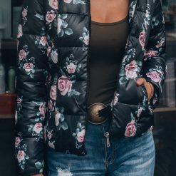 Southern Alternative Jackets Giselle Floral Quilted Jacket