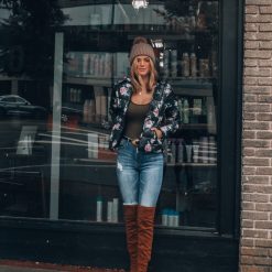 Southern Alternative Jackets Giselle Floral Quilted Jacket