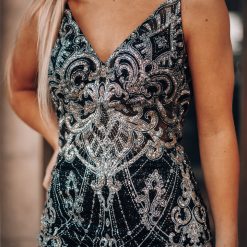 Southern Alternative Dresses A Night In Paris Maxi Gown (Black)