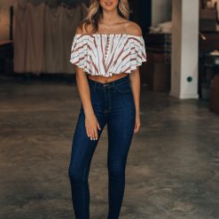 Southern Alternative Blouses + Tops Once Upon A Sea Crop Top