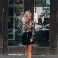 Southern Alternative Preston Corduroy Skirt (Black) Skirts