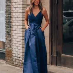 Southern Alternative Dresses Alexandria Satin Lace Gown