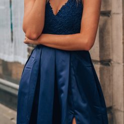 Southern Alternative Dresses Alexandria Satin Lace Gown