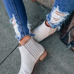 Southern Alternative Shoes Lennon Ankle Booties (Ice) - FINAL SALE