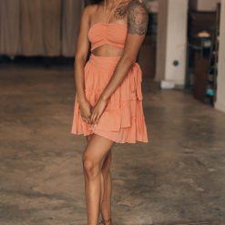 Southern Alternative Dresses Seaside Escape Mini Dress (Sunset)