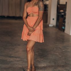 Southern Alternative Dresses Seaside Escape Mini Dress (Sunset)