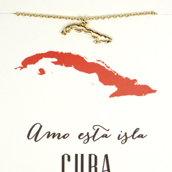 Southern Alternative Accessories State Love Necklace CUBA