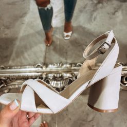 Southern Alternative Shoes Esme High Heel Sandals (Bone)