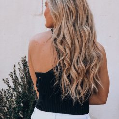 Southern Alternative Wilmington Knit Crop Top (Black)