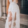 Southern Alternative Sienna Floral Maxi Gown (Butter) Clothing