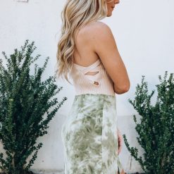 Southern Alternative Wilmington Knit Crop Top (Taupe)