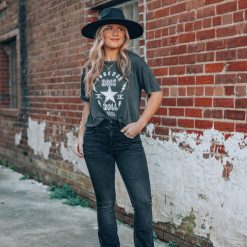 Southern Alternative Wild World Flare Jeans Denim