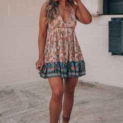 Southern Alternative Clothing Meadow Floral Mini Dress