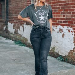Southern Alternative Wild World Flare Jeans Denim