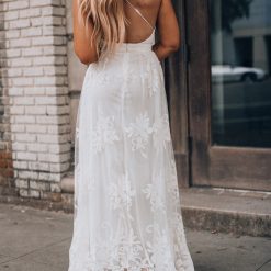 Southern Alternative Sienna Floral Maxi Gown (Butter) Clothing