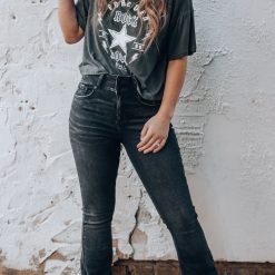 Southern Alternative Wild World Flare Jeans Denim