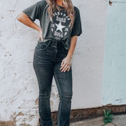 Southern Alternative Wild World Flare Jeans Denim