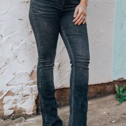Southern Alternative Wild World Flare Jeans Denim