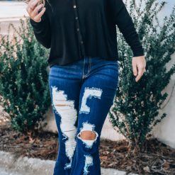 Southern Alternative Easy Rider Crop Top (Black)
