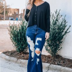 Southern Alternative Easy Rider Crop Top (Black)