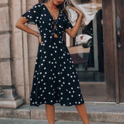 Southern Alternative Dream About It Polka Dot Dress (Black) Dresses 3 Southern Alternative Dream About It Polka Dot Dress (Black) Dresses