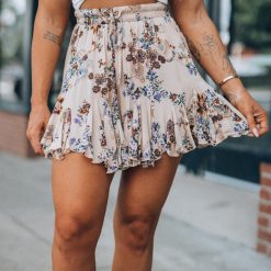 Southern Alternative Clothing Magnolia Floral Skort