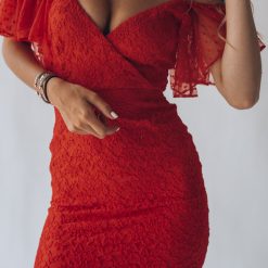 Southern Alternative Red Hot Lace Mini Dress Dresses 6 Southern Alternative Red Hot Lace Mini Dress Dresses