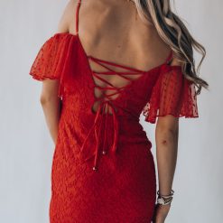 Southern Alternative Red Hot Lace Mini Dress Dresses 13 Southern Alternative Red Hot Lace Mini Dress Dresses