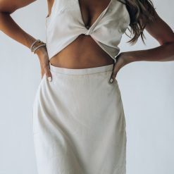 Southern Alternative Sunday Best Front Twist Mini Dress