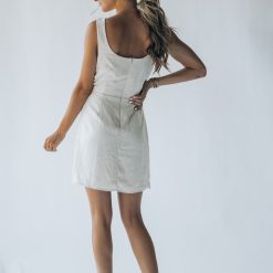 Southern Alternative Sunday Best Front Twist Mini Dress
